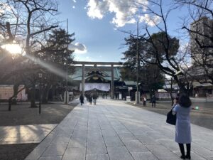 靖国神社に初詣
